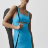 Slice-Tenniskleid – Azurblau