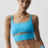 Slit Bra – Azurblau