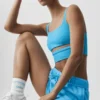 Slit Bra – Azurblau