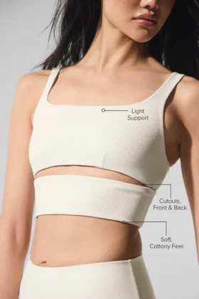Slit Bra – Elfenbein