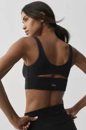 Slit Bra – Schwarz