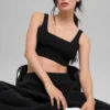 Snuggle Up Pullover-BH – Schwarz