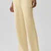 Snuggle Up Pullover – High-Waist Hose mit weitem Bein – Candlelight Yellow