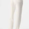 Snuggle Up Pullover Hose mit High-Waist und weitem Bein – Elfenbein