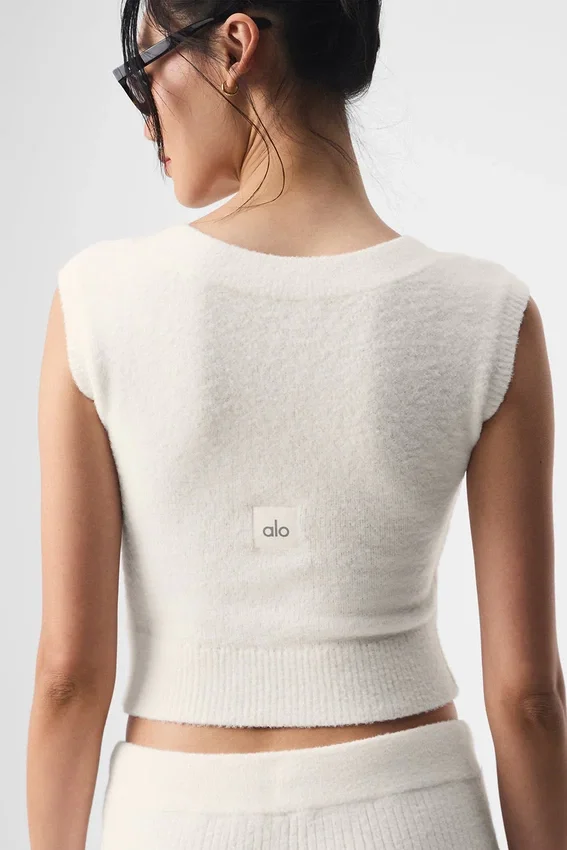 Snuggle Up-Pullover mit Kurzarmshirts – Elfenbein