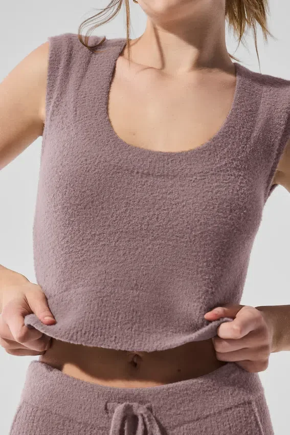 „Snuggle up“-Pullover mit Kurzarmshirts – Mushroom