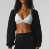 Snuggle up Pullover-Schal – Schwarz