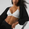 Snuggle up Pullover-Schal – Schwarz