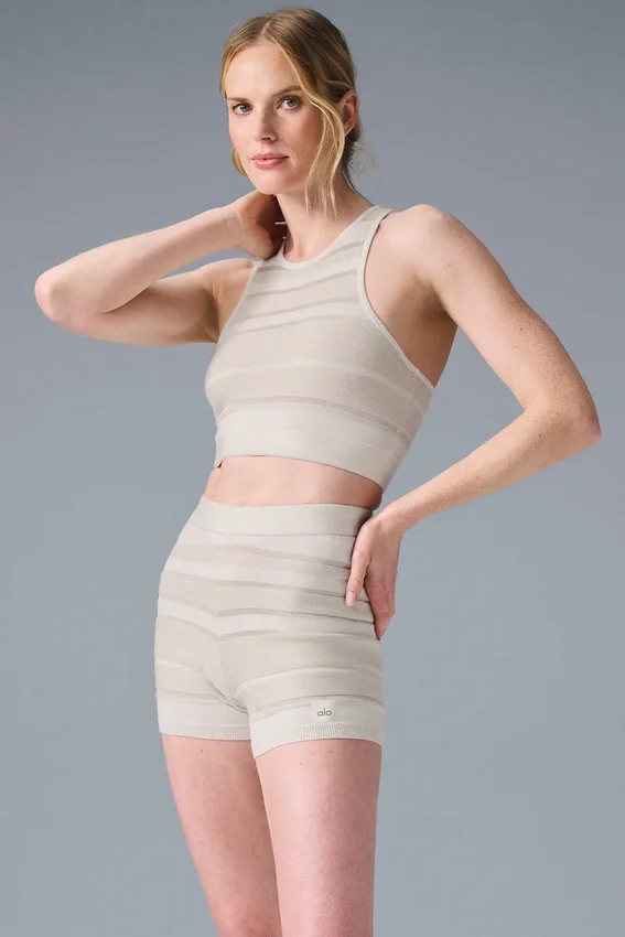 Sport Play Strick-BH – Elfenbein/Alabaster