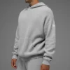 Sports Club Pullover Knit Hoodie – Athletic Heather Grey