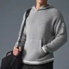 Sports Club Pullover Knit Hoodie – Athletic Heather Grey