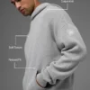 Sports Club Pullover Knit Hoodie – Athletic Heather Grey