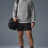 Sports Club Pullover Knit Hoodie – Athletic Heather Grey