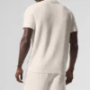 Sports Club Pullover Knit Polo – Elfenbein