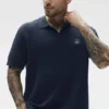 Sports Club Pullover Knit Polo – Marineblau