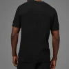 Sports Club Pullover Knit Polo – Schwarz