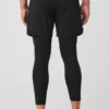 Stability 2-in-1-Hose – Schwarz/Schwarz