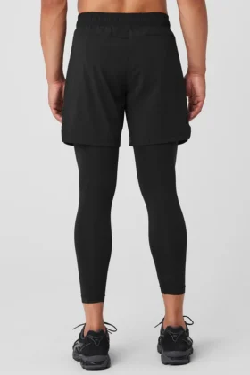 Stability 2-in-1-Hose – Schwarz/Schwarz