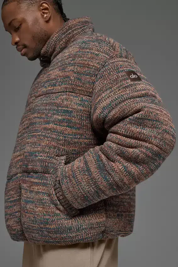 Stage Pullover Puffer – Braun Multi