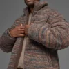 Stage Pullover Puffer – Braun Multi