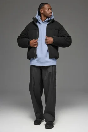 Stage Pullover Puffer – Schwarz