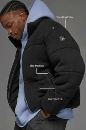 Stage Pullover Puffer – Schwarz