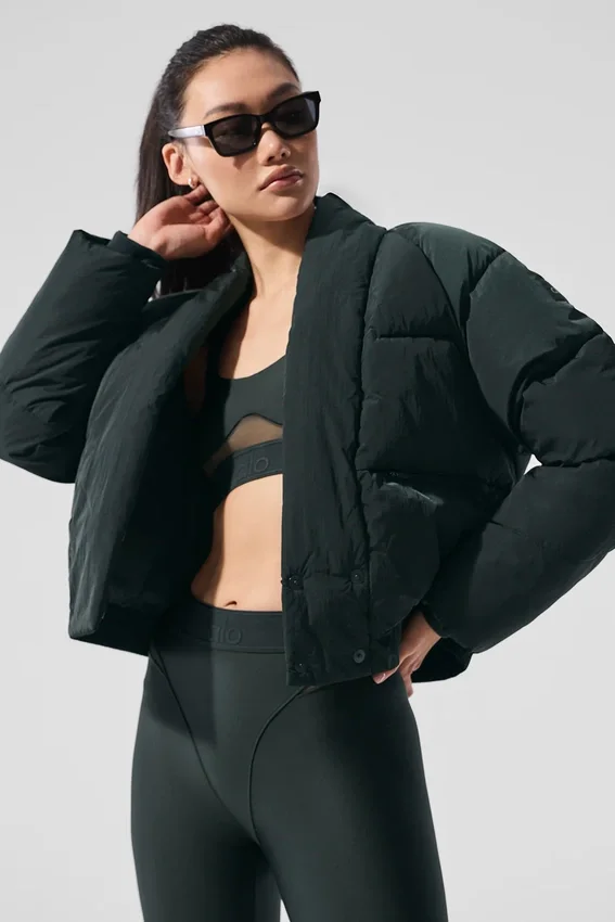 Stargazing Puffer – Anthrazitgrün