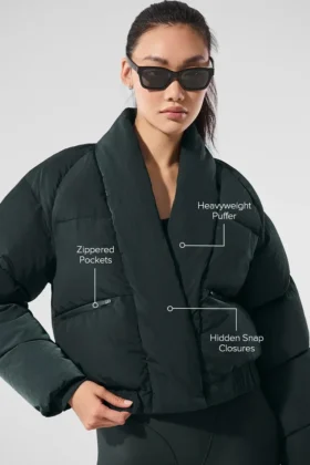 Stargazing Puffer – Anthrazitgrün