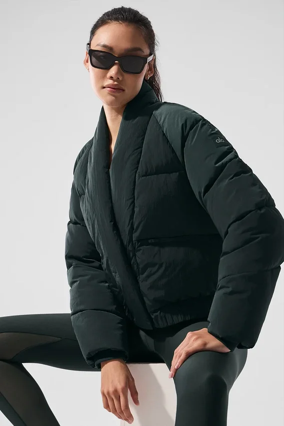 Stargazing Puffer – Anthrazitgrün