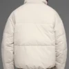 Stretch-gewebte Street-Pufferjacke – Bone