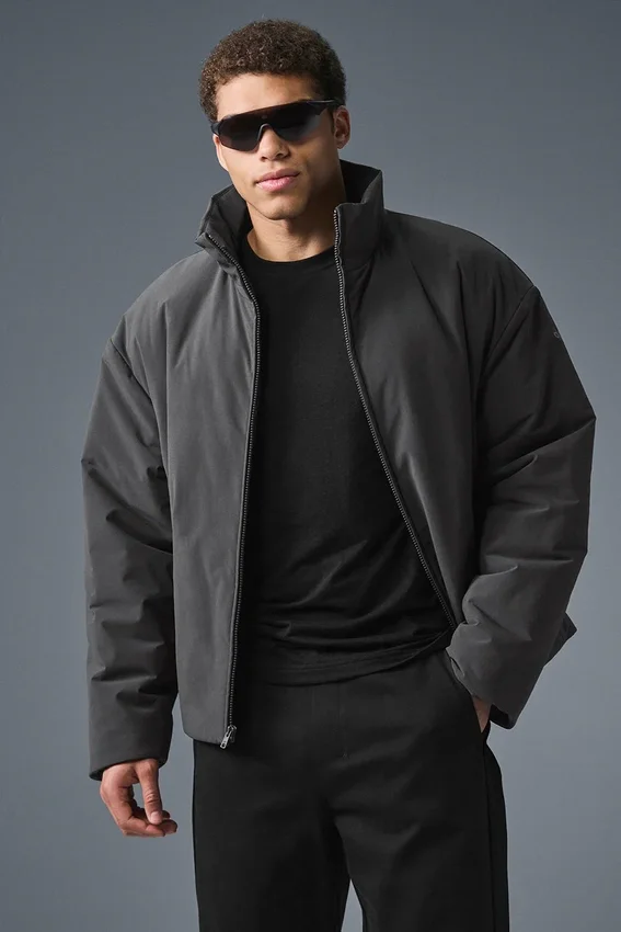 Stretch Woven Notable Jacke – Anthrazit