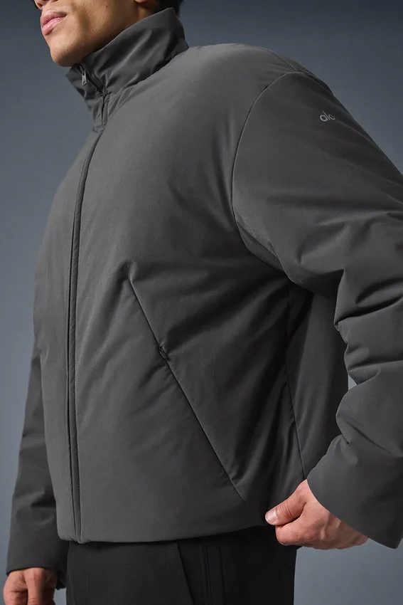 Stretch Woven Notable Jacke – Anthrazit