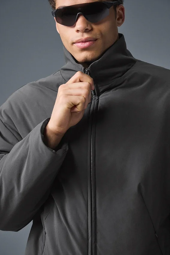 Stretch Woven Notable Jacke – Anthrazit