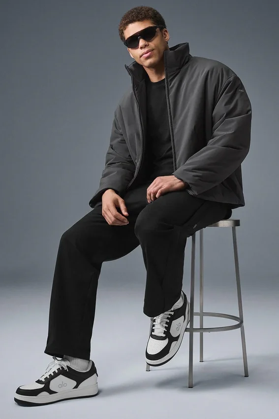 Stretch Woven Notable Jacke – Anthrazit