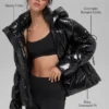 Stunner-Daunenjacke – Schwarz