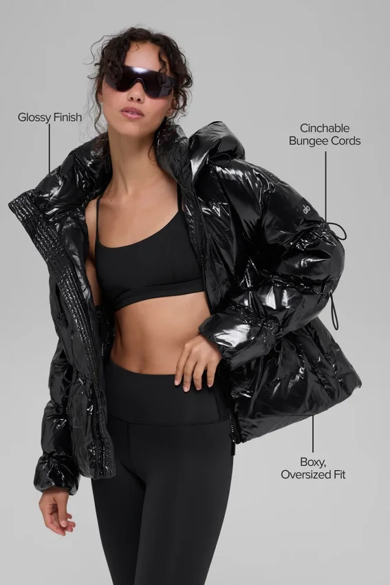 Stunner-Daunenjacke – Schwarz