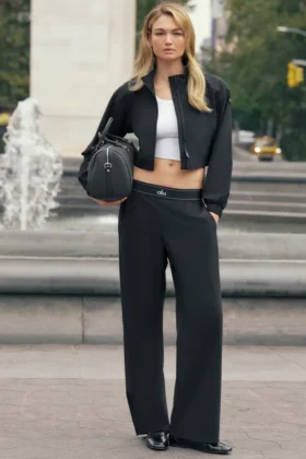 „Suit Up“-Hose (lang) – Schwarz