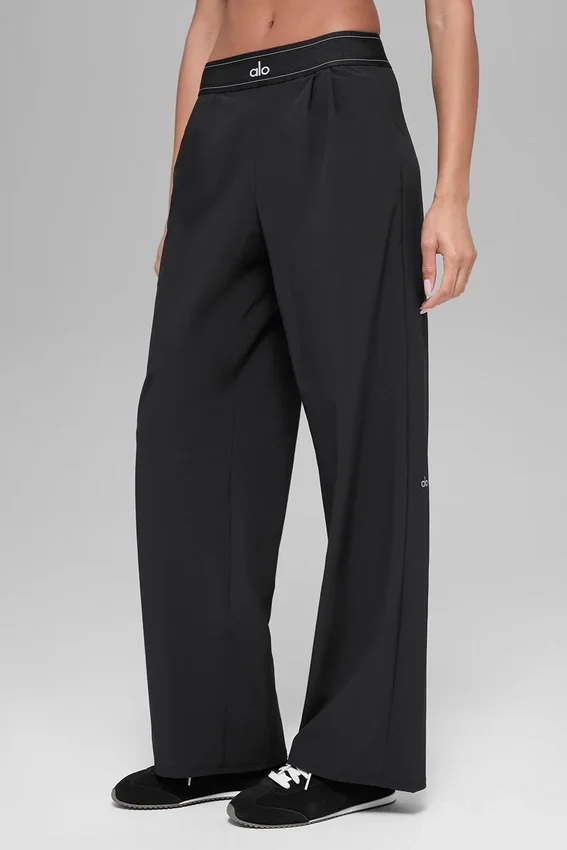 „Suit Up“-Hose (lang) – Schwarz