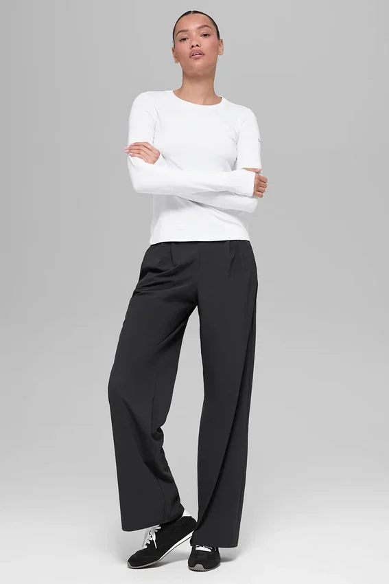 „Suit Up“-Hose (lang) – Schwarz