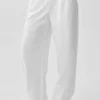 Suit up Hose (lang) – Weiß/Schwarz