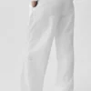 Suit up Hose (lang) – Weiß/Schwarz