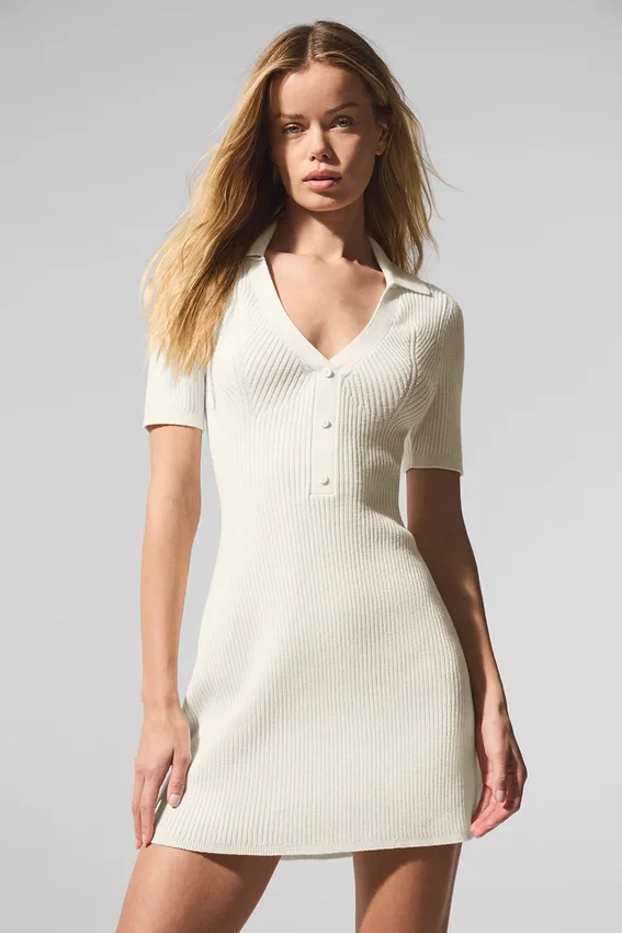 Supernatural Pullover-Kleid – Elfenbein