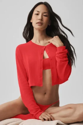 „Supernatural“ Pullover – Leuchtendes Rot