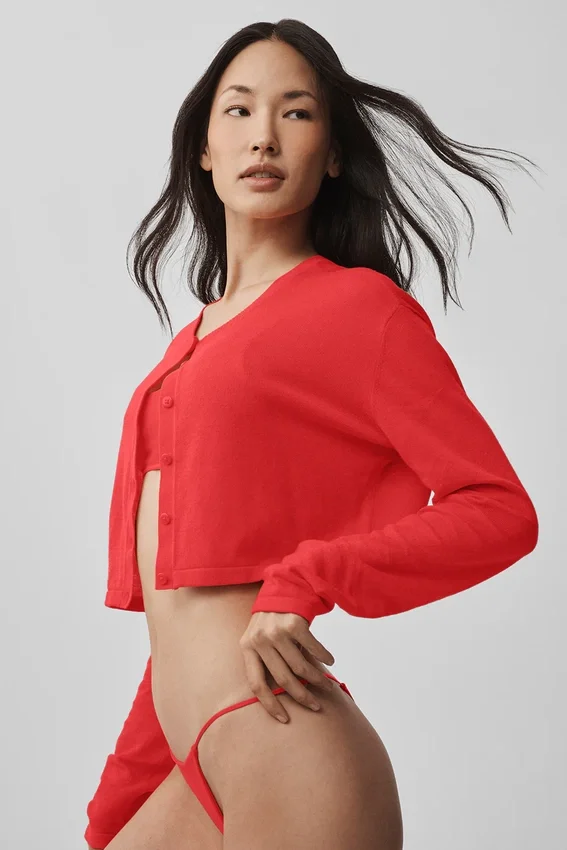 „Supernatural“ Pullover – Leuchtendes Rot