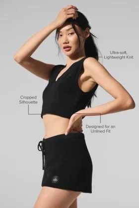 Supernatural Pullover Top – Schwarz