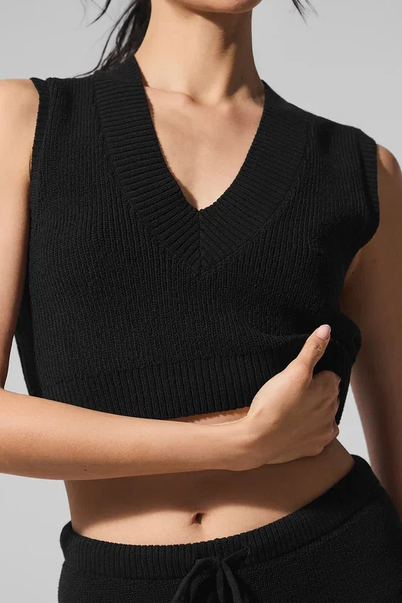 Supernatural Pullover Top – Schwarz