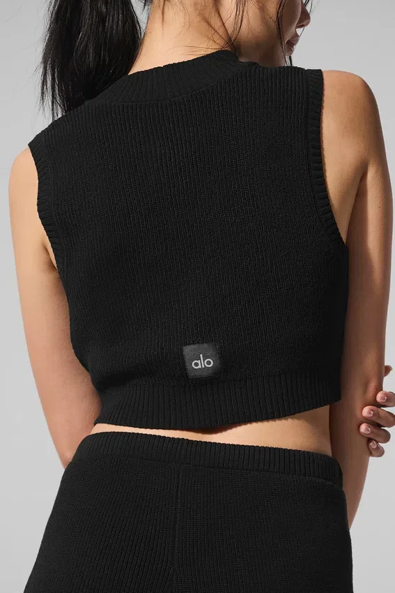 Supernatural Pullover Top – Schwarz