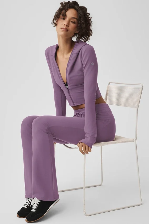 Sway Bootcut-Jogginghose – Plum Kiss