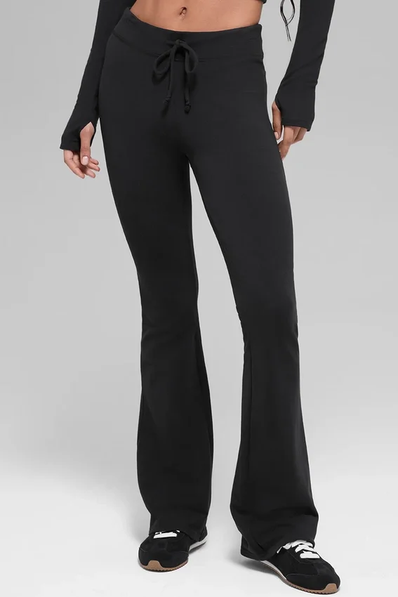 Sway Bootcut-Jogginghose – Schwarz