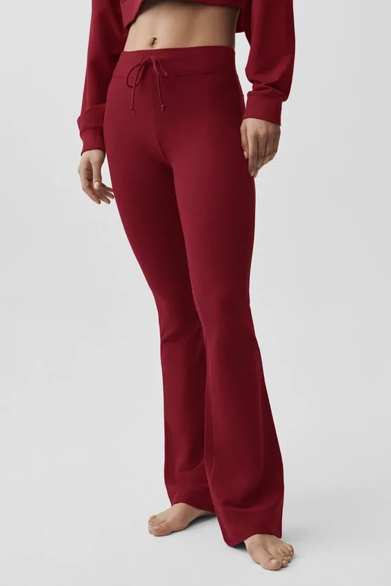 Sway Bootcut-Jogginghose – Summer Romance Red